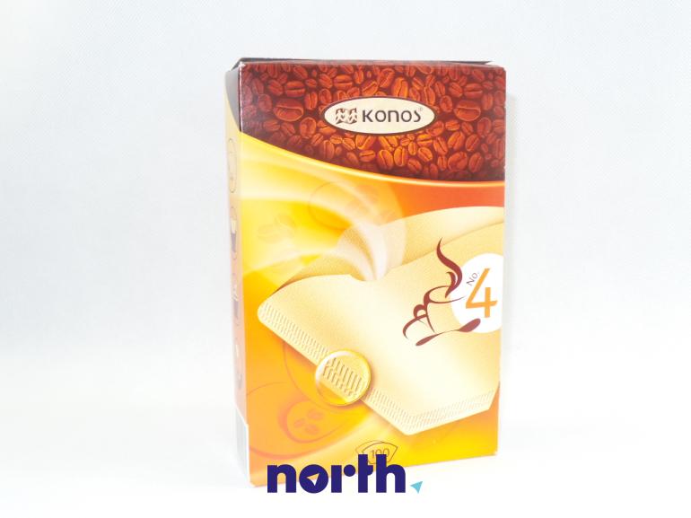 Filtr papierowy No.4 (100 szt.) do ekspresu do kawy DeLonghi BCO 420,0