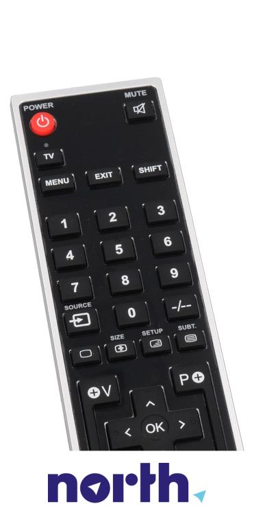 Pilot uniwersalny do telewizora do Philips 55PUS6501/12,2