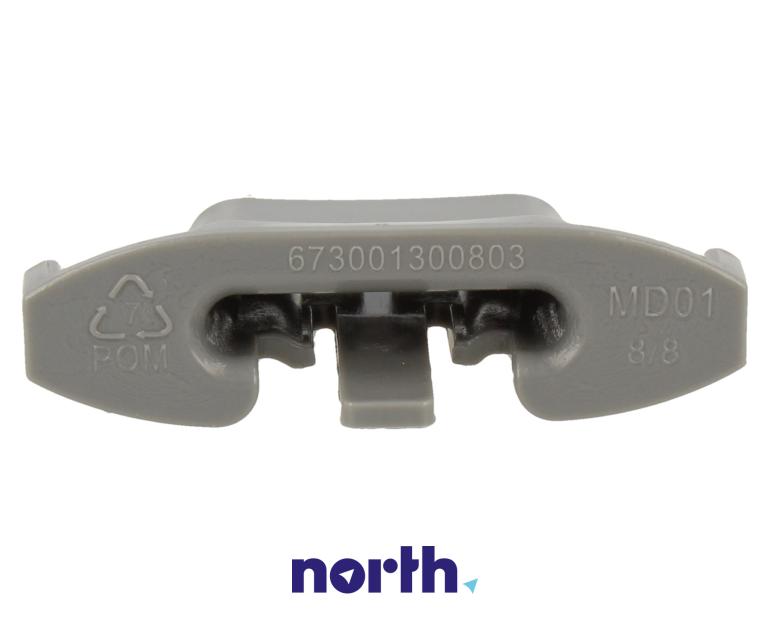 Tylny ogranicznik prowadnicy kosza górnego do zmywarki do Samsung DW60M6050BB/EE,3