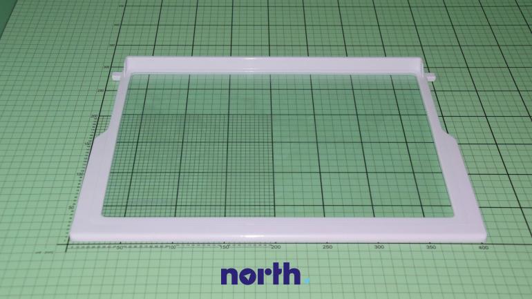 Półka szklana z ramkami do chłodziarki 40x29 Amica FK206.4S,0