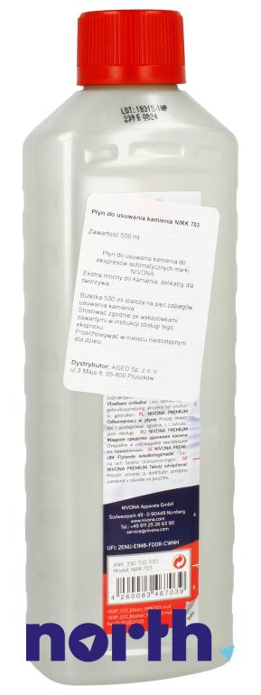 Środek odkamieniający (płyn) do ekspresu do kawy Nivona NICR650,1