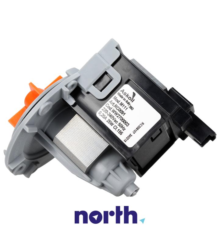 Silnik pompy odpływowej do pralki Brandt WM901ECOD/D,2