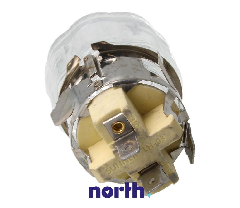 Lampka kompletna z żarówką i osłoną do piekarnika do Amica ED 37610 B X-TYPE,3