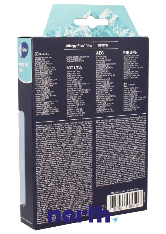 Filtr HEPA wylotowy do odkurzacza do Electrolux ESPC74SW,1