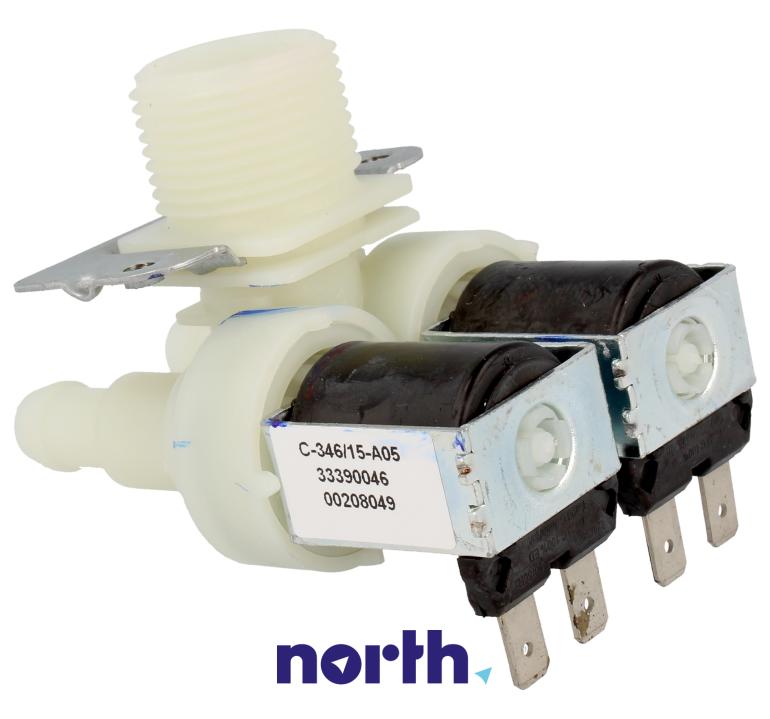 Elektrozawór podwójny do pralki Whirlpool AWG 876-D CE,0