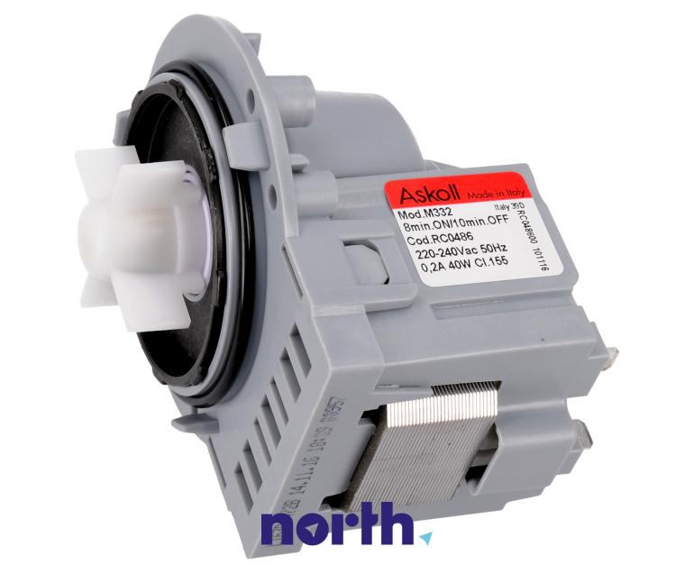 Silnik pompy odpływowej do pralki LG F1291LD,0