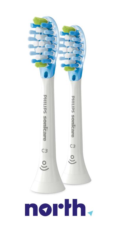 Końcówki Sonicare (2szt.) Premium Plaque Control HX904217 do szczoteczki do zębów Philips HX6932/10,0