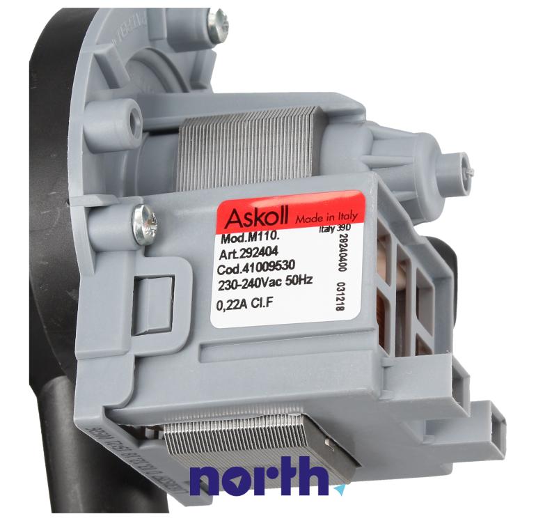 Pompa odpływowa kompletna do pralki HNF 6127 (Hoover) M110ASKOLL,4
