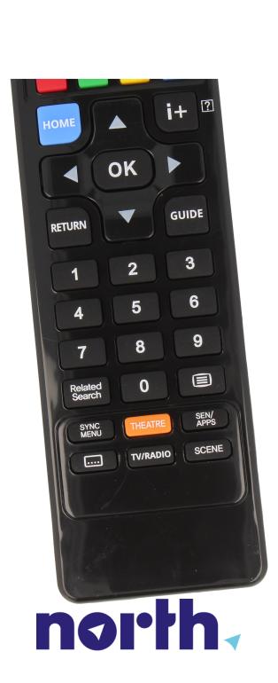 Pilot uniwersalny do telewizora do Sony KDL-50W756C,2