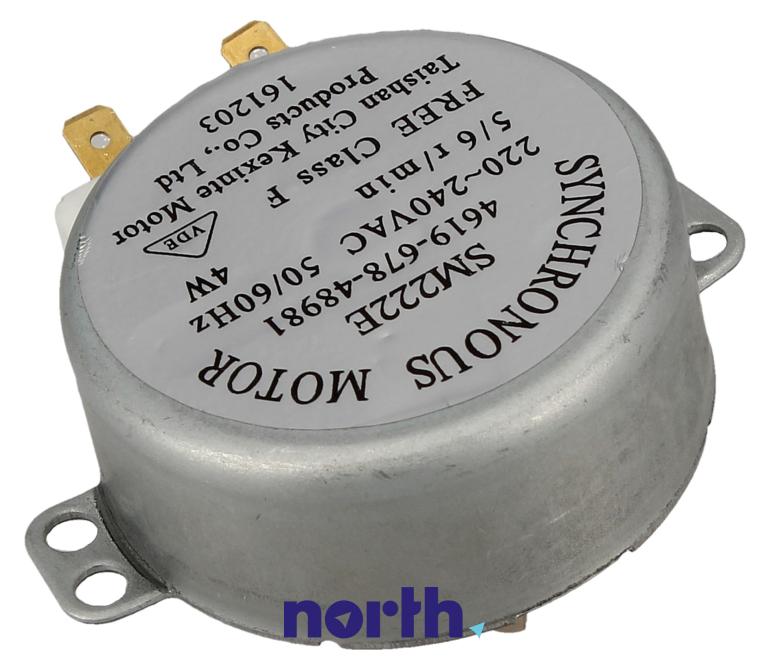 Silnik napędowy talerza do mikrofalówki do Whirlpool AMW 730/IX,1