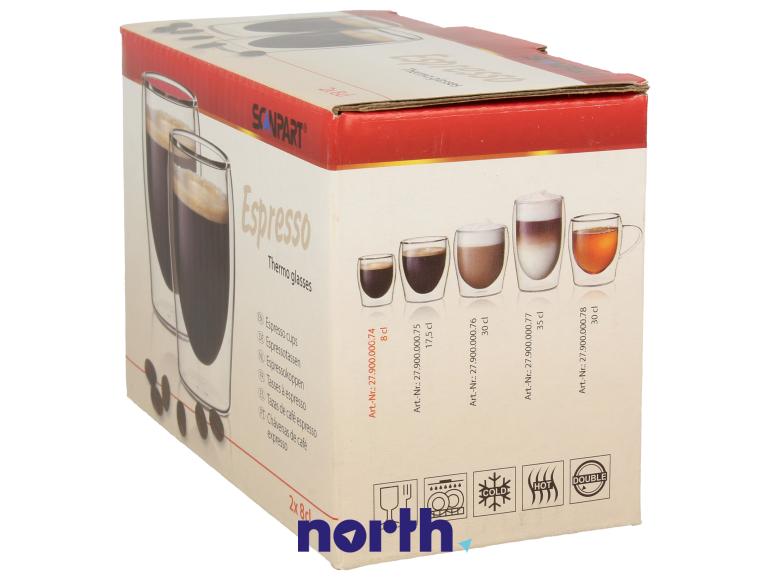 Szklanki do ekspresu na kapsułki DeLonghi EN 95.R EX:1,1