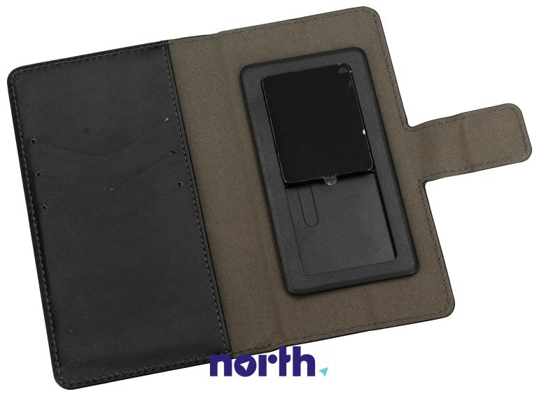 Pokrowiec | Etui Uniwersalny Wallet Book Case do smartfona Wiko Mobilize 23461 (czarny),2