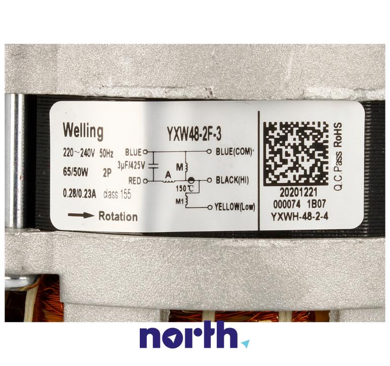 Pompa myjąca z turbiną do zmywarki Samsung DW60H5050FS/EO,5