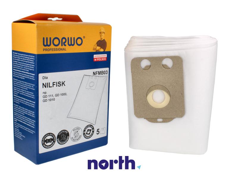Worki do odkurzacza do Nilfisk VP300 ECO,0