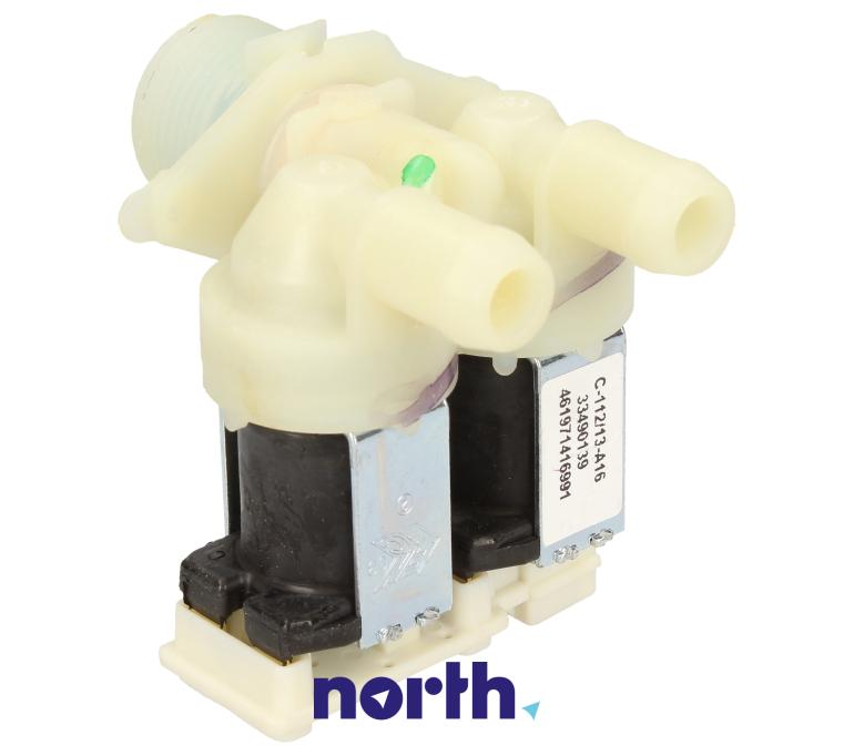 Elektrozawór podwójny do pralki Whirlpool AWOC842830PBL,1