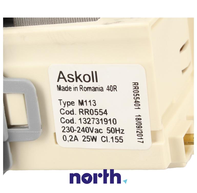 Silnik pompy odpływowej do pralki Electrolux EWT1062TDW,3