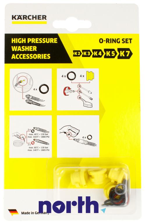 Uszczelki (16szt.) do myjki ciśnieniowej Karcher K 7 FULL CONTROL PLUS HOME,0