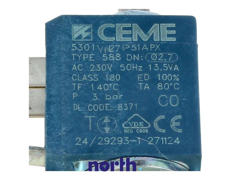 Elektrozawór do ekspresu do DeLonghi ECAM23.460.SB EX:4,5