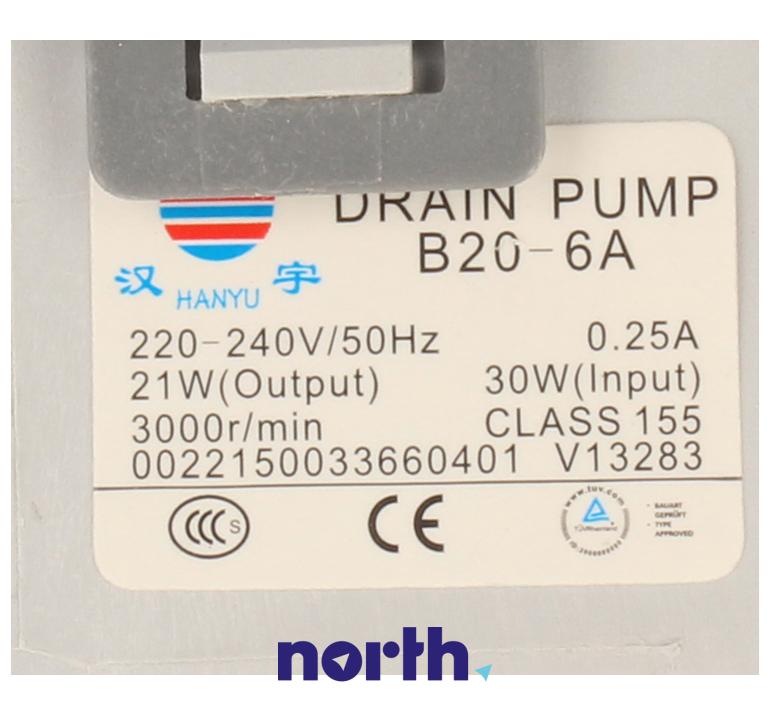 Pompa odpływowa kompletna do pralki HW-F1481-F (Haier) 0022150033660401,5